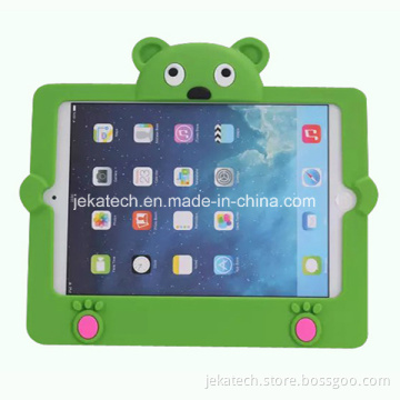 Cute Bear Design Drop Resistance Silicone Case for iPad Mini
